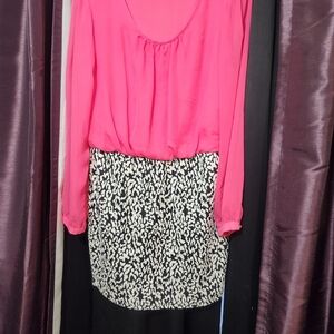 BONGO Black and White Pencil Skirt Dress Vintage Size Xl